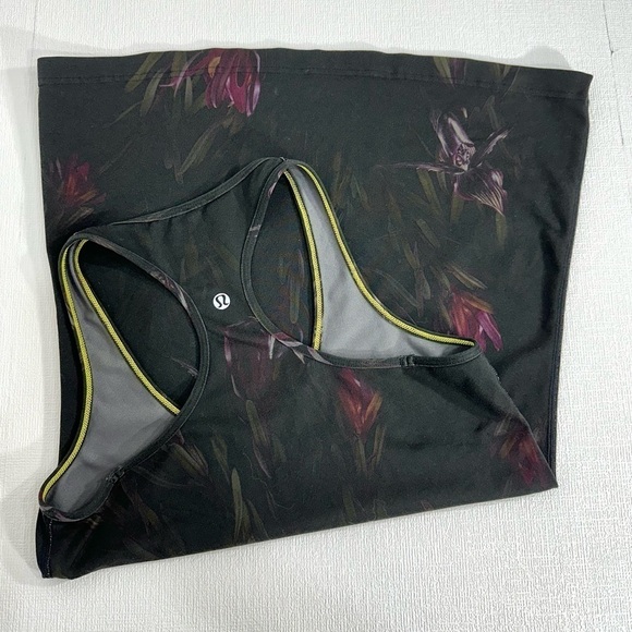 Lululemon athletic top floral size 6 - Picture 1 of 5